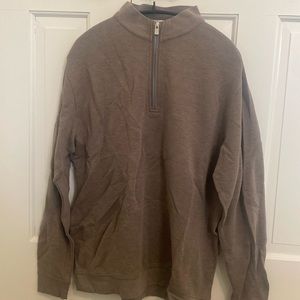 Peter Millar - Crest Quarter Zip- Tan